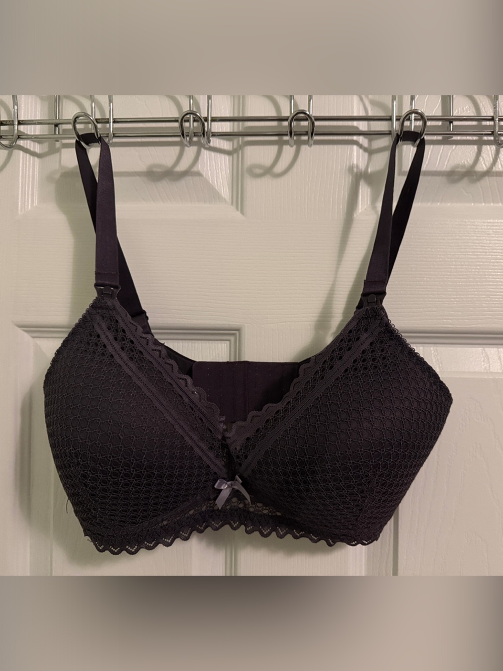 Seraphine Purple Lace Wireless Nursing Bra
